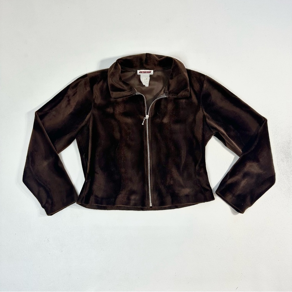 Vintage On the Run psychedelic velvet jacket